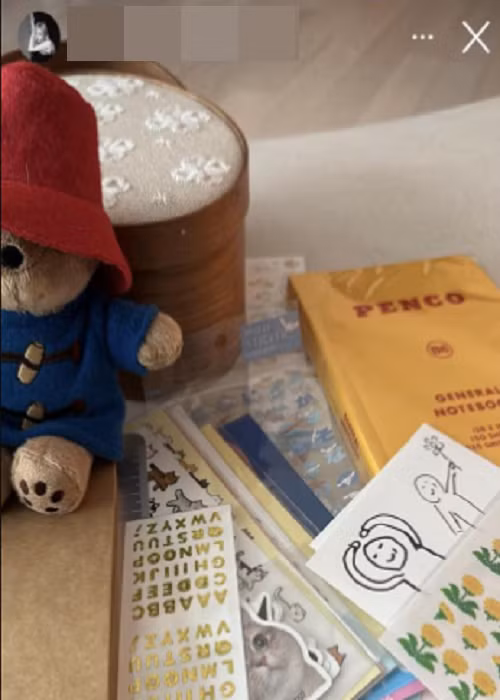 Ngoài ra, Rosé khoe những món quà được fan Việt tặng. Ảnh: Saostar.