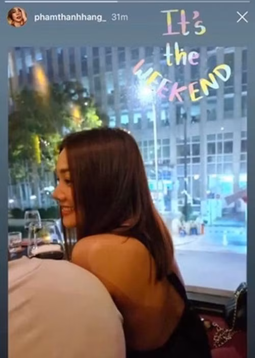 Thanh Hằng còn từng khoe bạn trai chuẩn bị Tết giúp gia đình cô năm 2015 khi cô quá bận rộn với nhiều dự án. Ảnh: Tiền Phong.