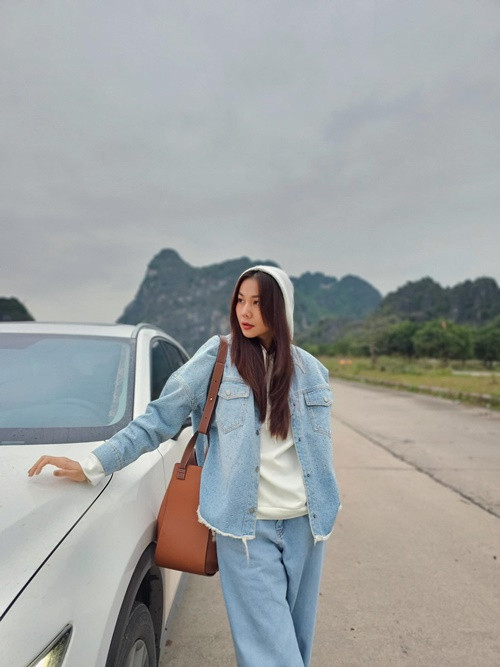 Năm 2018, Thanh Hằng và người yêu giấu mặt bí mật chia tay. Nữ người mẫu chỉ xác nhận tình trạng độc thân vào năm 2020. Ảnh: FBNV.