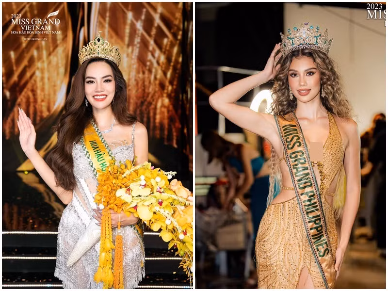 Dan doi thu cua Le Hoang Phuong o Hoa hau Hoa binh Quoc te 2023