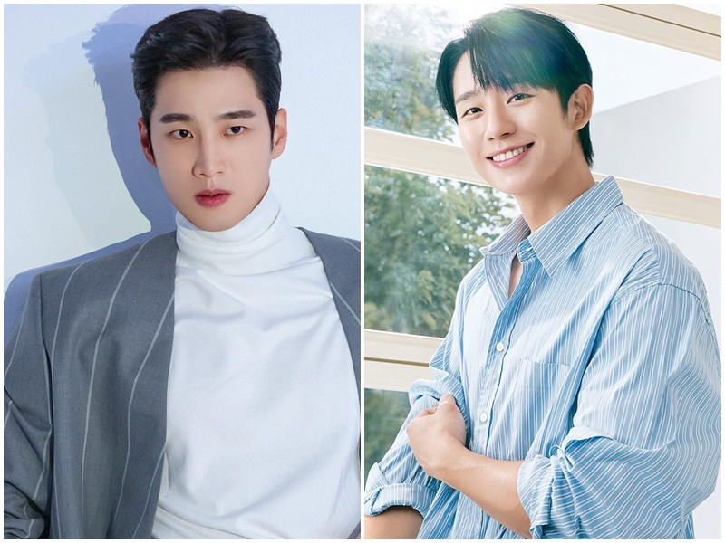 Jung Hae In và bạn trai của Jisoo đều là nam thần. Ảnh: Instagram.