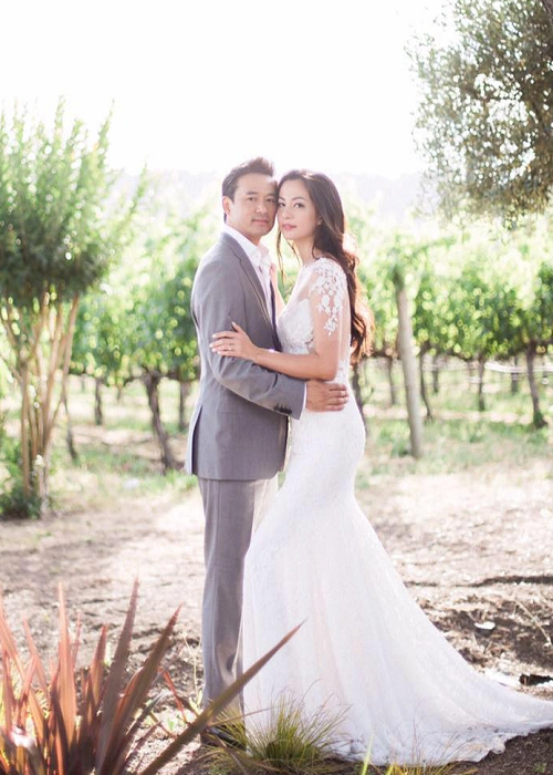 Lần gần nhất Ngọc Thúy chia sẻ về hôn nhân là vào năm 2021. Vợ cũ đại gia Đức An cho biết, trong nửa thập kỷ bên nhau, cô và ông xã đã chia sẻ vui buồn, cùng vượt qua nhiều khó khăn, thử thách. Ảnh: Dân Trí.