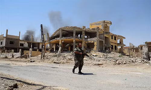 Nguồn tin cho hay, việc tái chiếm al-Sukhnah có ý nghĩa quan trọng đối với quân đội Syria trong việc phá vỡ vòng vây của phiến quân IS ở thành phố chiến lược Deir Ezzor. Ảnh: THX.