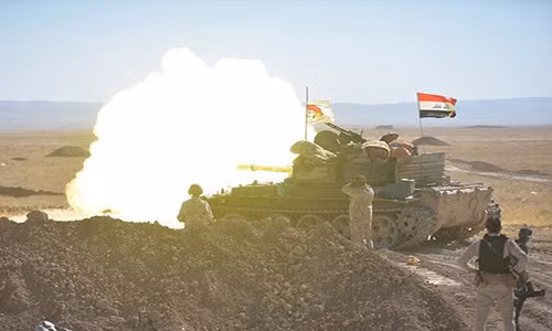 “Lực lượng chính phủ Iraq đã tấn công phiến quân IS ở phía tây của thành phố chiến lược Tal Afar và tiến vào khu vực đầu tiên al-Kafah al-Shamali hôm 23/8”, nguồn tin cho hay. Ảnh: FNA.
