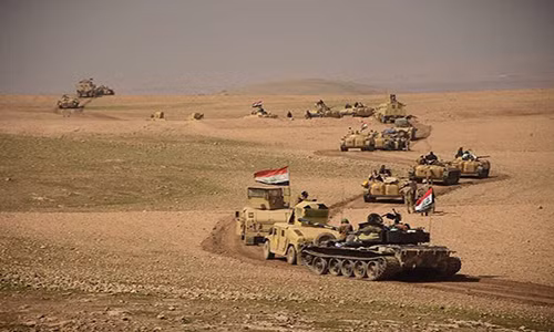 Các lực lượng an ninh Iraq chính thức mở chiến dịch giải phóng thành phố Tal Afar khỏi ách chiếm đóng của phiến quân IS sáng ngày 20/8. Ảnh: FNA