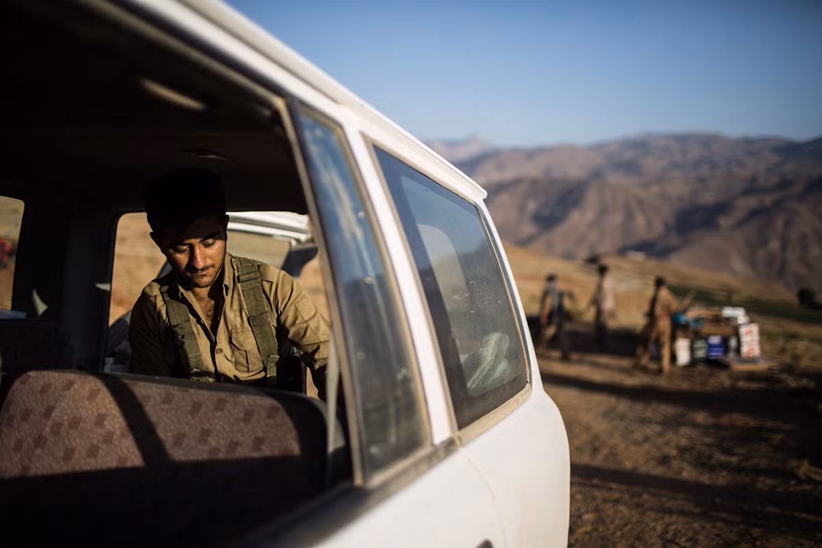 Được biết, lực lượng KDPI cũng kiểm soát một vùng biên giới tại khu vực người Kurd ở Iraq. Ảnh: AJ.