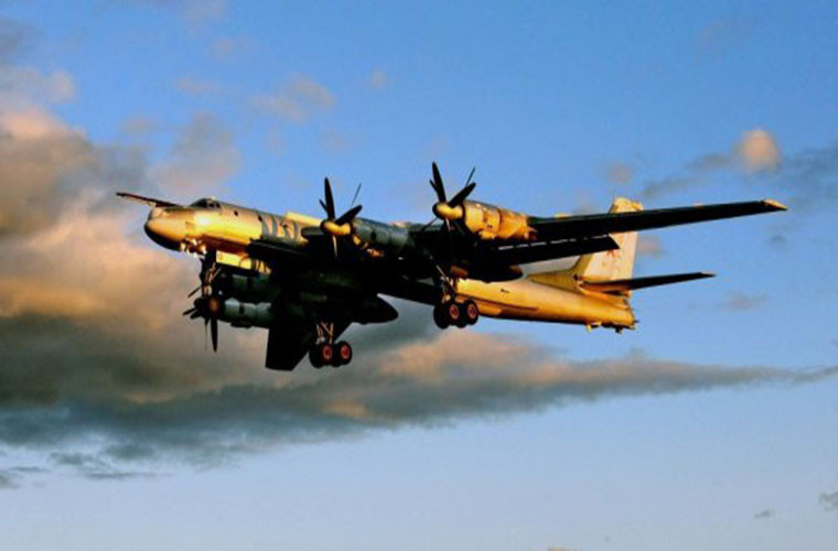 Tu-95MS được coi là một trong những máy bay phản lực cánh quạt bay nhanh nhất trong lịch sử hàng không. Dự kiến, "Gấu bay" Tu-95 MS sẽ hoạt động trong Không quân Nga ít nhất đến năm 2040. Ảnh: thaimilitaryandasianregion.