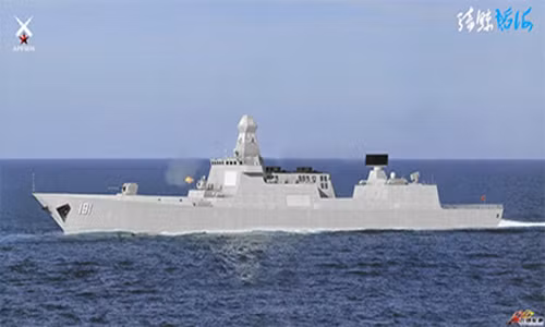 Sau khi được đưa vào hoạt động, Type 055 dự kiến sẽ mang tên lửa đất đối không HHQ-9, tên lửa hành trình chống hạm YJ-18, tên lửa hành trình tấn công mặt đất CJ-10 và các ngư lôi chống tàu ngầm. Ảnh: chinadailymail.com.