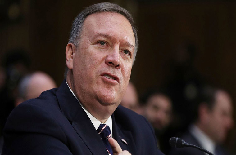 Tháng 7/2018, Ngoại trưởng Mỹ Mike Pompeo đã tới thăm Triều Tiên để tập trung vào vấn đề phi hạt nhân hóa. Được biết, đây là lần thứ ba ông đến Triều Tiên trong năm nay, kể từ sau hai chuyến thăm hồi tháng 4 và 5. Ảnh: LA Times.