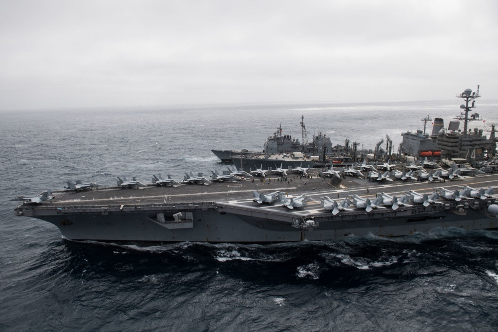 Quá trình đại tu tàu sân bay hạt nhân USS John C. Stennis sẽ được thực hiện tại cảng Newport News, bang Virginia, và dự kiến hoàn thành vào tháng 7/2019. Ảnh: Defence Blog.