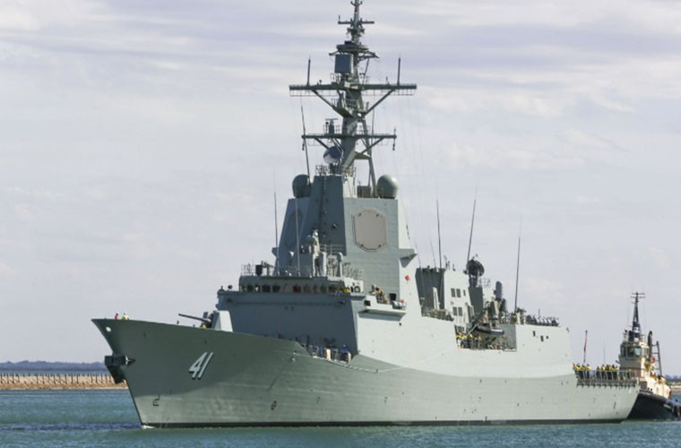 Phát biểu tại buổi lễ bàn giao tại nhà máy đóng tàu Osborne Naval ở Adelaide, Bộ trưởng Công nghiệp Quốc phòng Australia cho biết, tàu NUSHIP Brisbane đã được hạ thủy vào tháng 12/2016 và sẽ được đưa vào sử dụng trong Hải quân Australia vào năm nay. Ảnh: Janes.