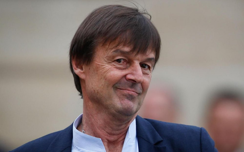 Bộ trưởng Nicolas Hulot sinh ngày 30/4/1955 tại Lille, Pháp, trong một gia đình có ba anh chị em. Trước khi bước chân vào chính trị, ông là một nhà báo và nhà hoạt động môi trường. Ảnh: Twitter.
