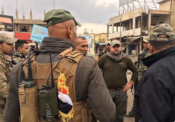 Các chỉ huy và lính đặc nhiệm Iraq. Ảnh FNA