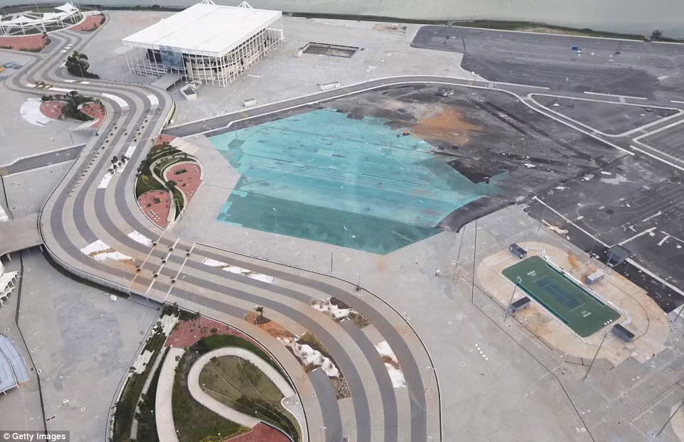 Góc khu sân golf phục vụ Thế vận hội Rio 2016 còn lại ngày nay. Ảnh Daily Mail