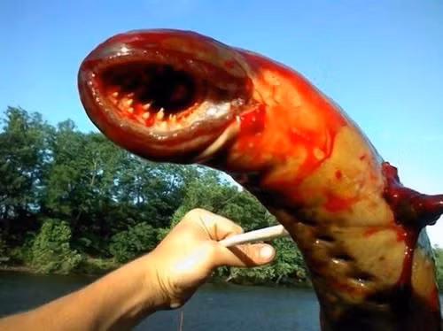 Loài cá mút đá có thân hình kỳ dị và to lớn. Cá mút đá là loài cá sống ký sinh thuộc họ Petromyzontidae. Loài này được tìm thấy ở bờ biển Đại Tây Dương của châu Âu và Bắc Mỹ, ở phía tây Địa Trung Hải, và Ngũ Đại Hồ. Cá mút đá thường sống ký sinh trên nhiều loại cá.