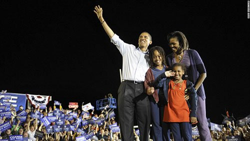 Những ngày trước khi ông Obama đắc cử (01/11/2008). 
