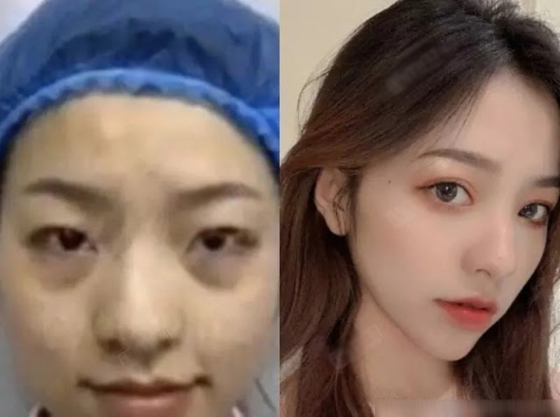 Khán giả thực sự ngã ngửa trước "mặt thật" của nàng hot TikToker này.