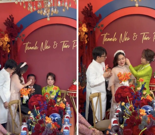 Để cho hai con có nơi an cư lạc nghiệp, bố mẹ cô dâu dành tặng 1 căn nhà trị giá 30 tỷ đồng, trao toàn quyền điều hành 3 công ty xuất khẩu thủy sản đồng thời tặng 50% cổ phần của 3 công ty có giá trị tương đương 500 tỷ đồng cho hai con. Cha mẹ của cô dâu cũng tặng cho con gái một bộ trang sức kim cương đắt giá. Ảnh: Tổng hợp