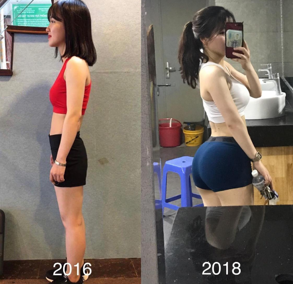 Nguyễn Thị Thùy Trang, sinh năm 1995 nổi tiếng cách đây nhiều năm với hành trình thay đổi nhan sắc 180 độ nhờ tập gym.