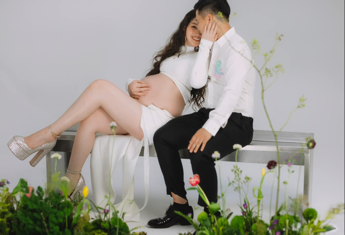 Thậm chí, có không ít chị em còn "xin vía" có bầu vẫn đẹp giống như cô.