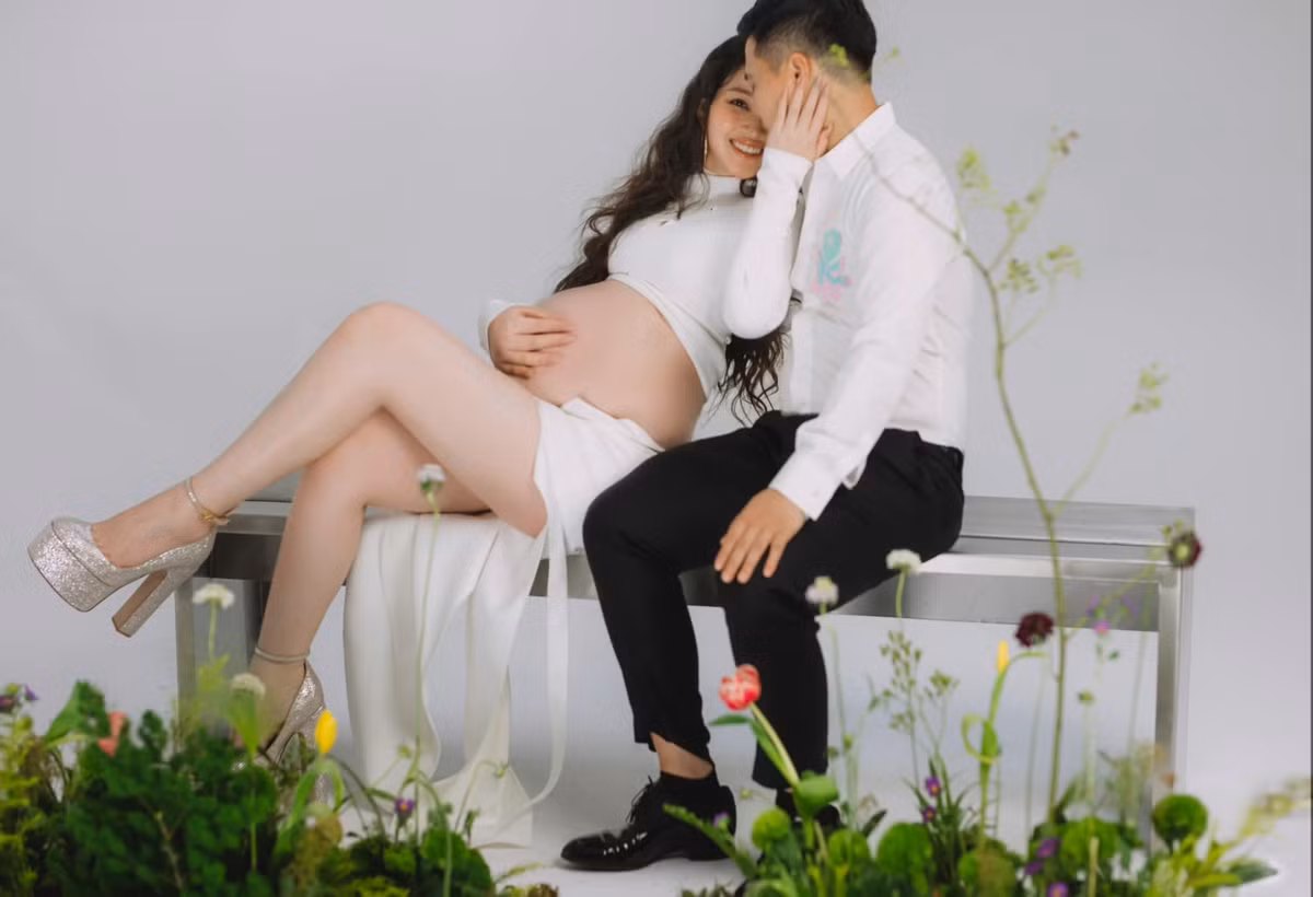 Thậm chí, có không ít chị em còn "xin vía" có bầu vẫn đẹp giống như cô.