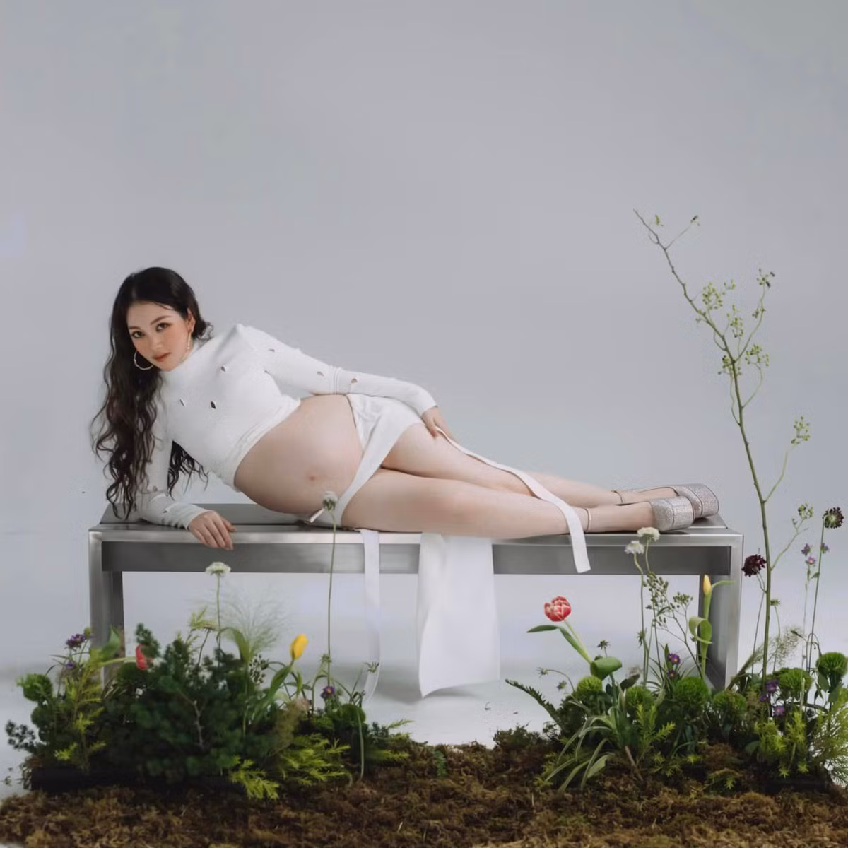 Người đẹp Nam Định còn được cho là không tăng cân quá nhiều mà chủ yếu chỉ to bụng.