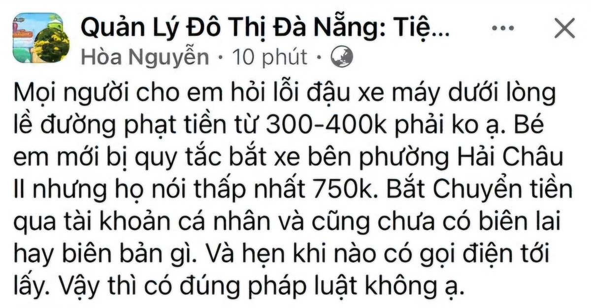 Dinh chi cong tac can bo giup dan nhan nop phat qua tai khoan