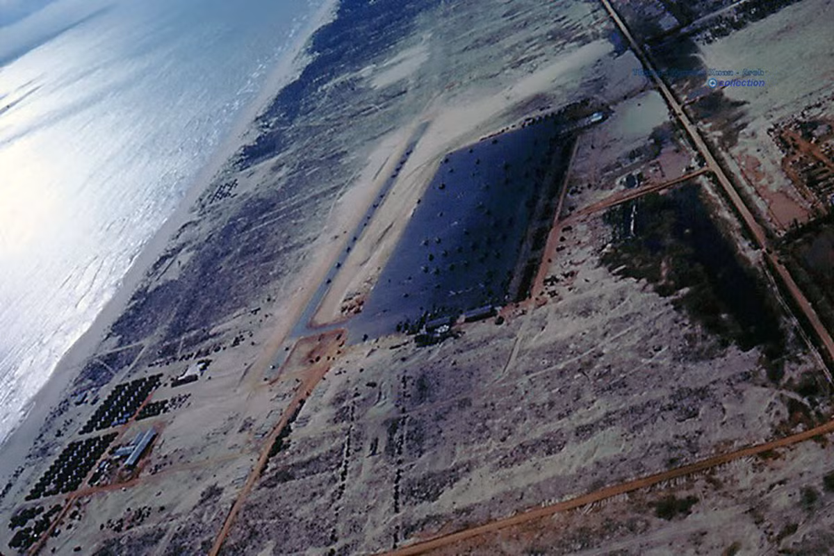 Sân bay Nước Mặn ở Đà Nẵng. Ảnh: Rod O' Dell.