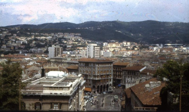 Thành phố Trieste nhìn từ trên cao. Ảnh: Fraser Pettigrew Flickr.