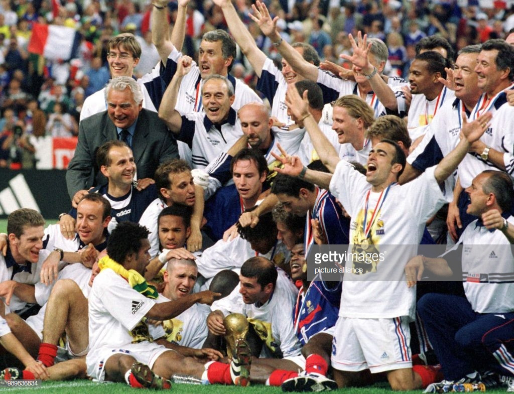 Đây là lần đầu tiên đội Pháp giành chức vô địch tại cuộc tranh tài bóng đá lớn nhất thế giới. Ảnh: Getty.