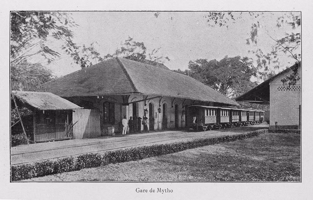 Ga Mỹ Tho, khoảng năm 1900.