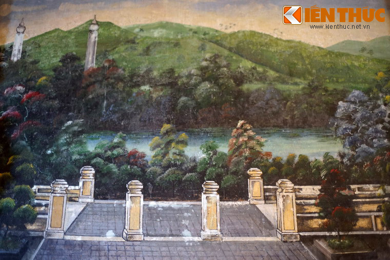 Do những thăng trầm của lịch sử, đến thập niên 1990, các bức tranh tường ở cung An Định đã xuống cấp nghiêm trọng.