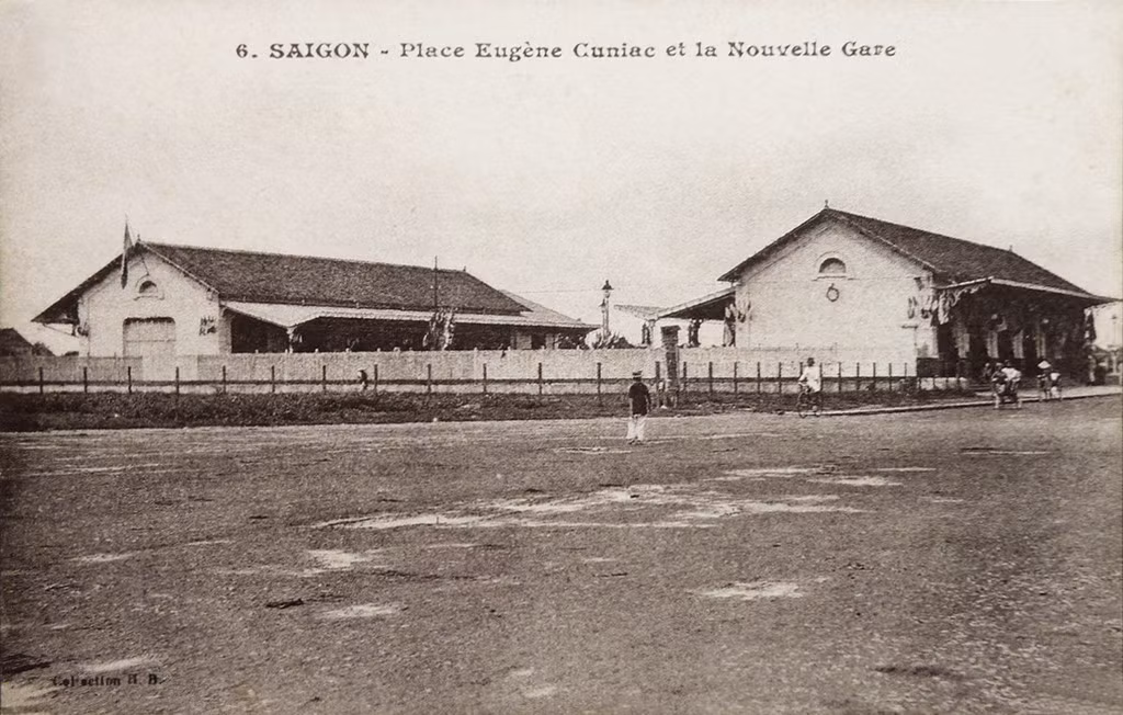 Ga Sài Gòn thập niên 1910.