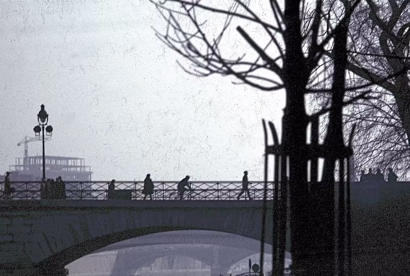 Cầu Tổng giảm mục, gần nhà thờ Đức Bà Paris. Ảnh: JAYL38 Flickr.