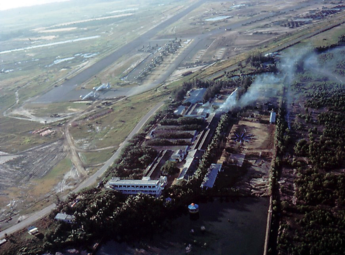 Khu vực sân bay Vũng Tàu. Ảnh: Rod O' Dell.