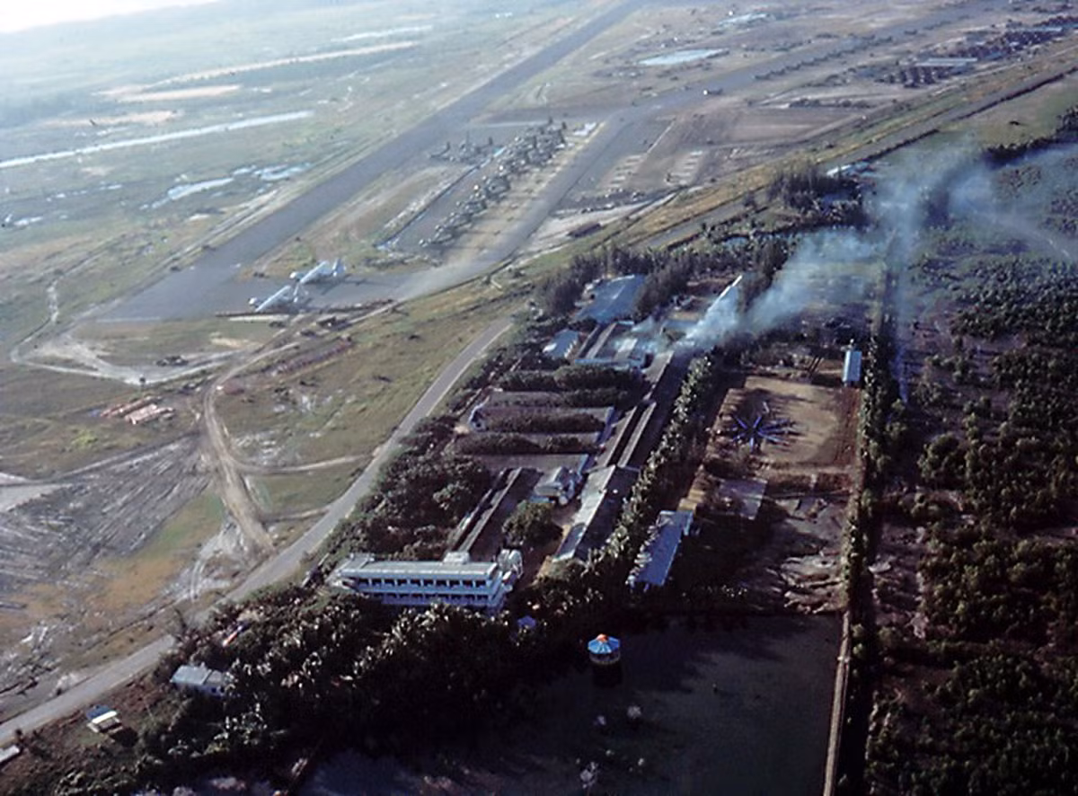 Khu vực sân bay Vũng Tàu. Ảnh: Rod O' Dell.