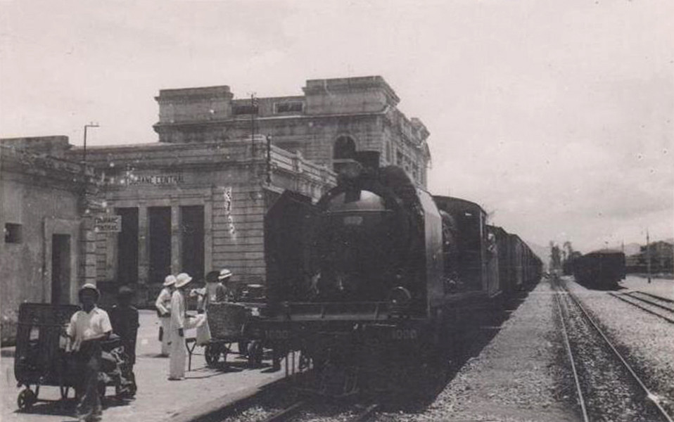 Trên sân ga Đà Nẵng xưa.