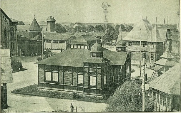 Khu Hội chợ kinh tế, nay là Nhà hát Quốc gia Croatia, Zagreb năm 1891. Ảnh: Vintag.