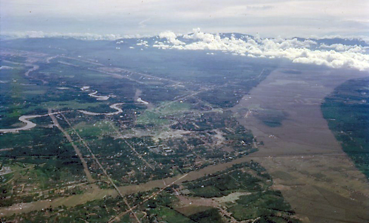 Khu vực ngoại vi Đà Nẵng năm 1967. Ảnh: Rod O' Dell.