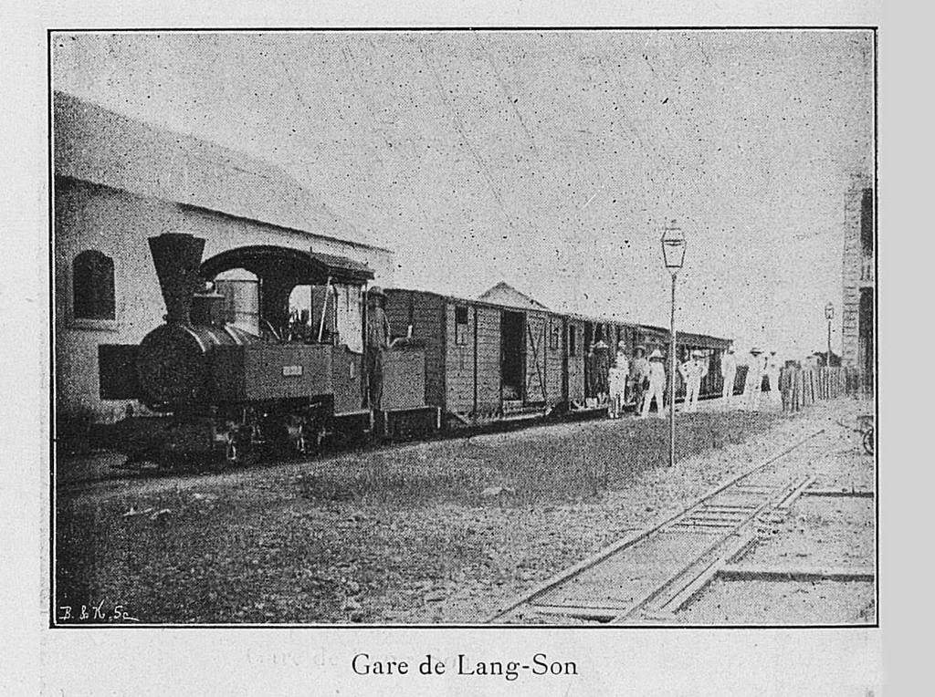 Ga Lạng Sơn, khoảng năm 1900.