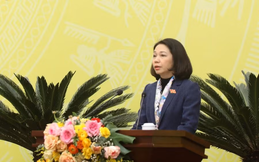 Tại kỳ họp, bà Vũ Thu Hà - Giám đốc Sở Nội vụ Hà Nội được bầu làm Phó Chủ tịch UBND thành phố, nhiệm kỳ 2021 - 2026. 