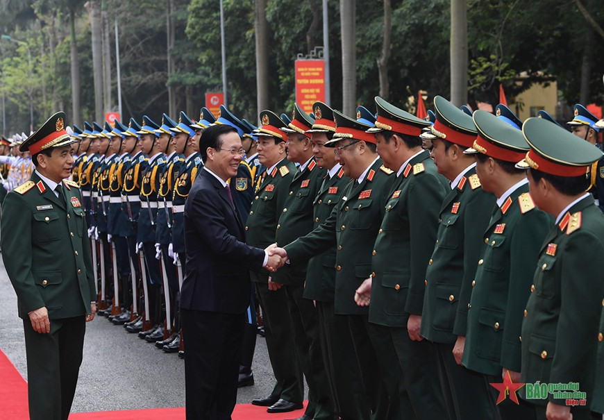 Chu tich nuoc Vo Van Thuong du chuong trinh tuyen duong Guong mat tre tieu bieu toan quan