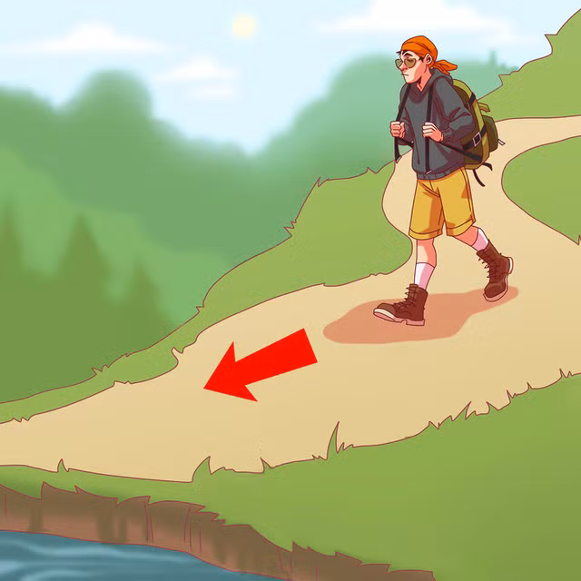 Xác định vị trí có nguồn nước: Đây là một trong những kỹ năng sinh tồn cơ bản của Hải quân Mỹ. Theo đó, hãy đi về phía dốc xuống, vì đó chính là hướng nước chảy. 