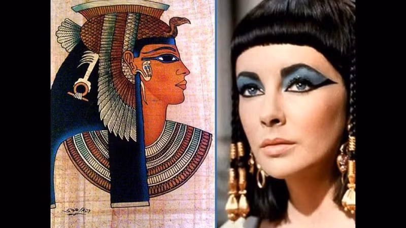 Kẻ mắt Ai Cập: Đây cũng là một cách làm đẹp gây đau đớn độc nhất vô nhị. Người Ai Cập cổ đại gồm cả phụ nữ lẫn nam giới đều thích đôi mắt được kẻ đậm. Họ thường kẻ mắt màu đen hoặc xanh lá cây. Họ trang điểm như vậy vì tin rằng nó giúp bảo vệ mắt tránh khỏi ánh nắng Mặt trời và phòng ngừa bệnh tật.