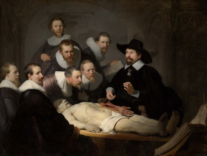 Bài học giải phẫu của Tiến sĩ Nicolaes Tulp là bức tranh sơn dầu hoàn thành năm 1632 của Rembrandt. Hiện, nó nằm trong bảo tàng Mauritshuis ở The Hague, Hà Lan. Trong bức tranh, bác sĩ Nicolaes Tulp giải thích về cơ bắp của cánh tay cho các chuyên gia y tế. Cuốn tiểu thuyết Đau đớn tột cùng năm 2006 của Laird Hunt đã lấy cảm hứng từ bức tranh này. Còn cuốn tiểu thuyết Bài học giải phẫu (2014) của tác giả Nina Siegal kể câu chuyện về cuộc đời của Aris Kindt, dựa trên các tài liệu về lịch sử tội phạm của y mà cô phát hiện trong kho lưu trữ của thành phố Amsterdam, Hà Lan.
