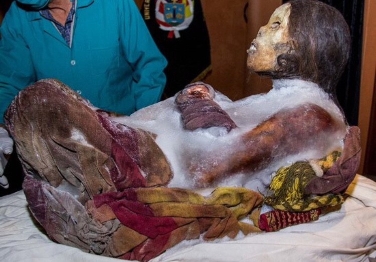 Các chuyên gia phát hiện 1 năm trước khi bị hiến tế, Juanita vốn chỉ ăn khoai tây và rau quả đã chuyển sang chế độ ăn giàu protein với nhiều món thịt.