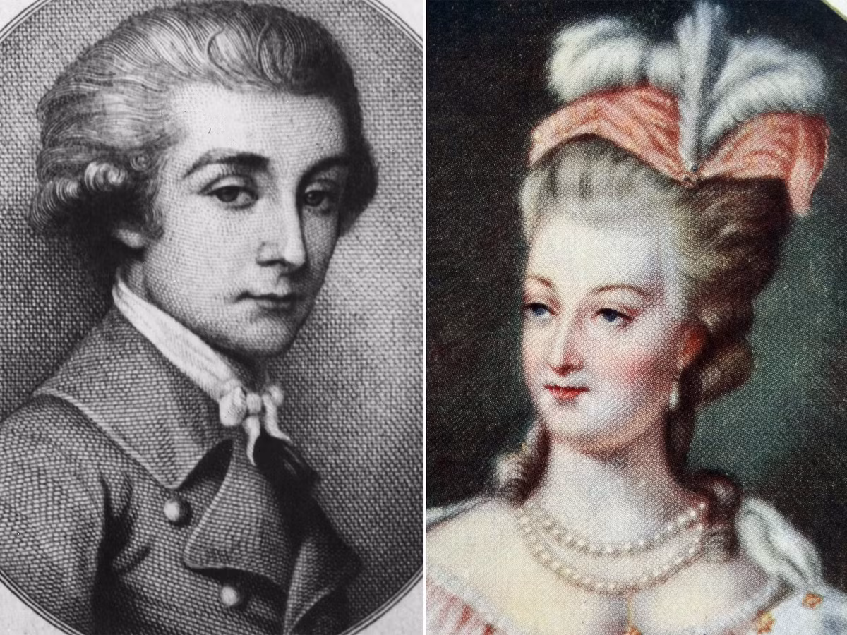 Hoàng hậu Marie Antoinette và người tình thường lén lút hẹn hò tại Petit Trianon - ngôi nhà ở Versailles cũng như trao đổi thư tình cho nhau.