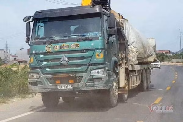 CSGT Thanh Hoa ap tai xe 