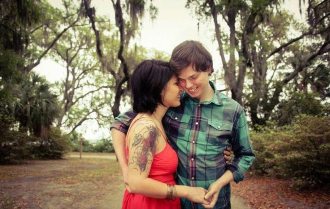 Cặp đôi trong những ngày hạnh phúc.