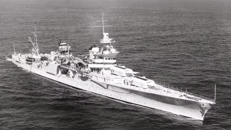 Tuần dương hạm USS Indianapolis của Mỹ năm 1939. (Ảnh: Wikimedia).
